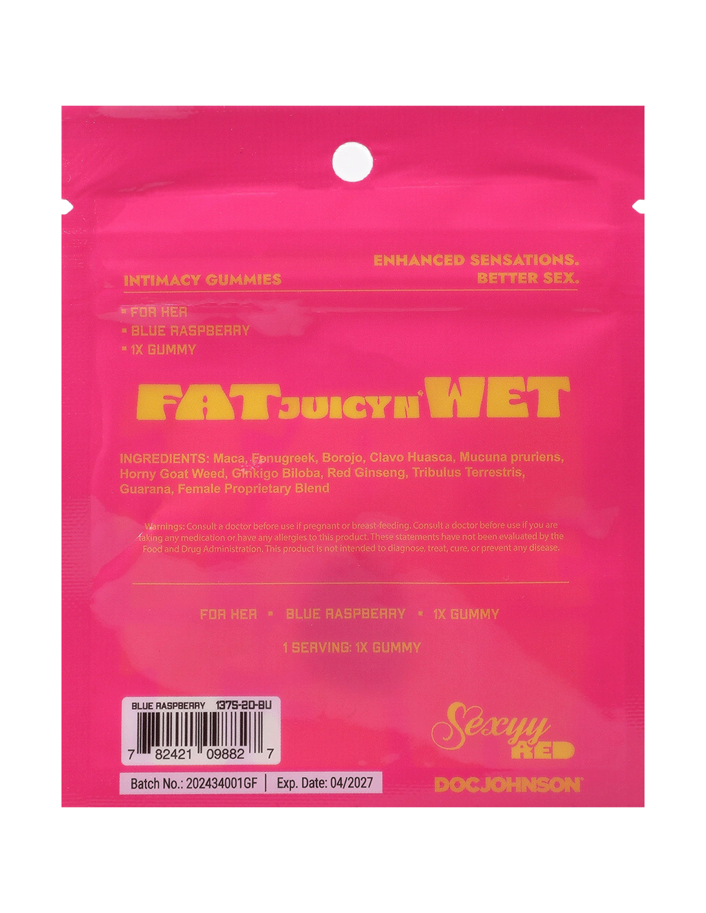 Sexyy Red's Fat Juicy 'N Wet Female Enhancement Gummies
