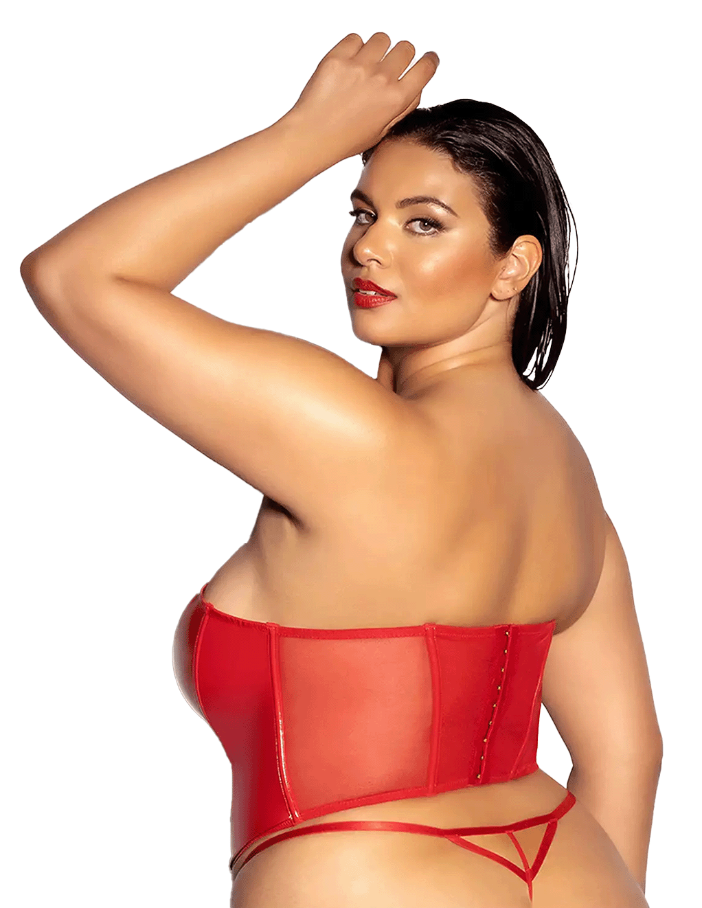 Rider Vinyl Bustier Set