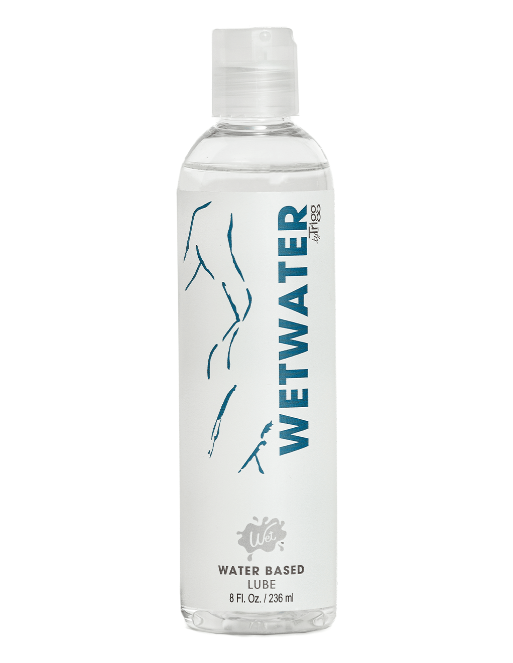 Wet Water Lubricant 8oz Bottle Front