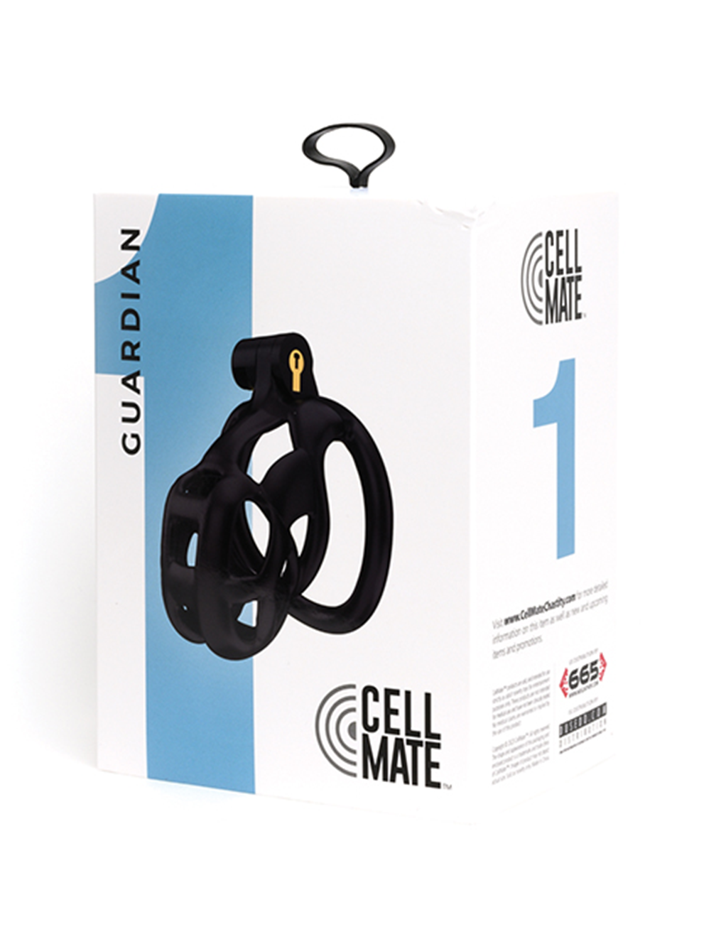 Cellmate Guardian Chastity Cage – Size 1 Black