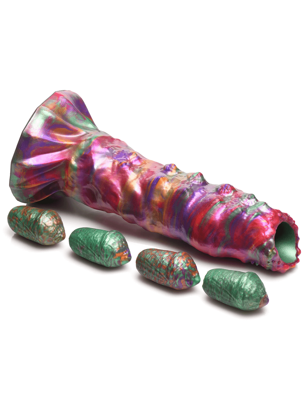 Creature Cocks Larva Ovipositor Dildo with eggs