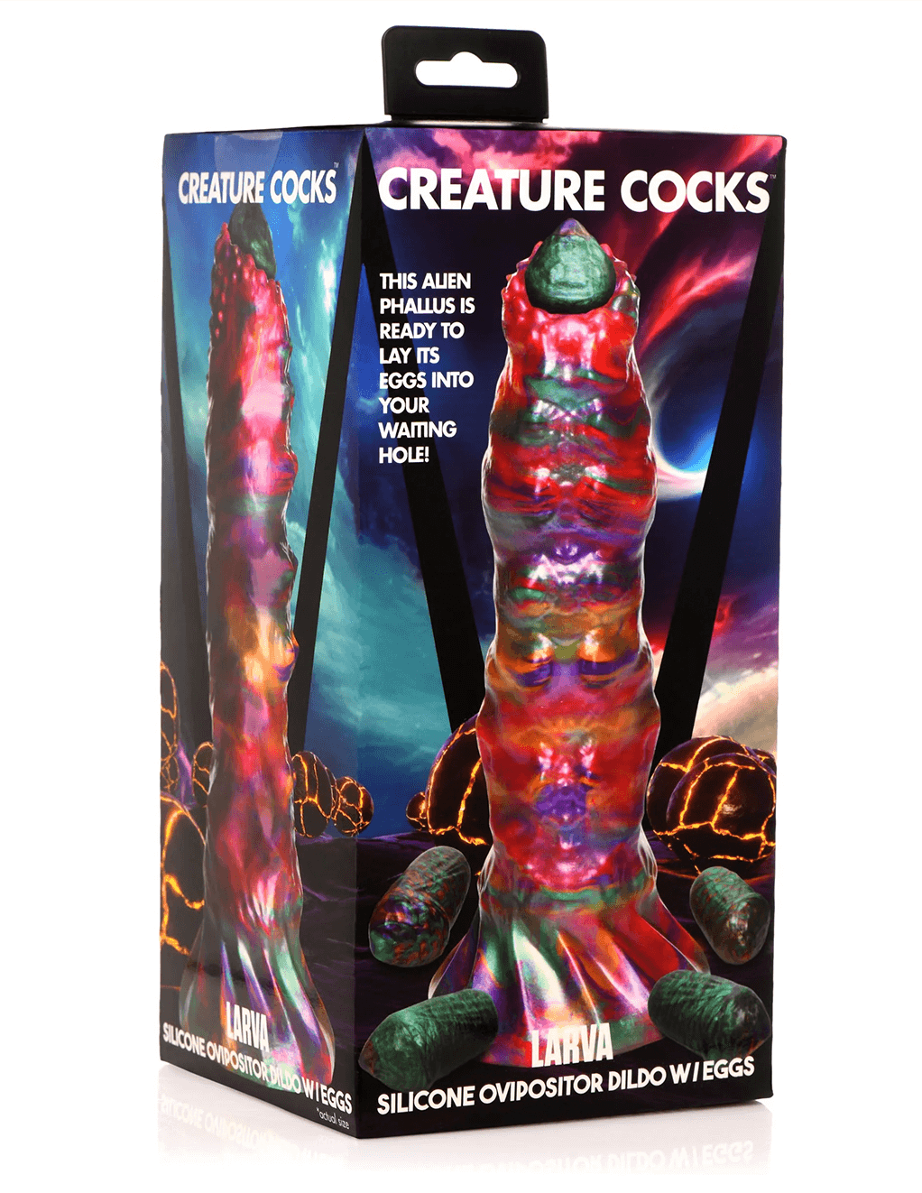 Creature Cocks Larva Ovipositor Dildo - Package