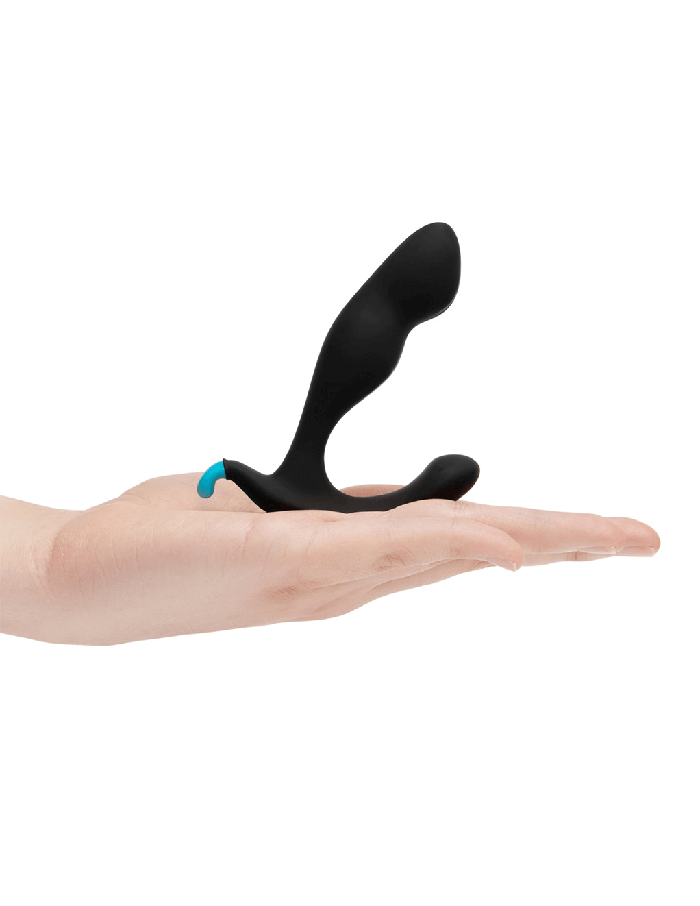 B-Vibe Rocker Plug - Black in Hand
