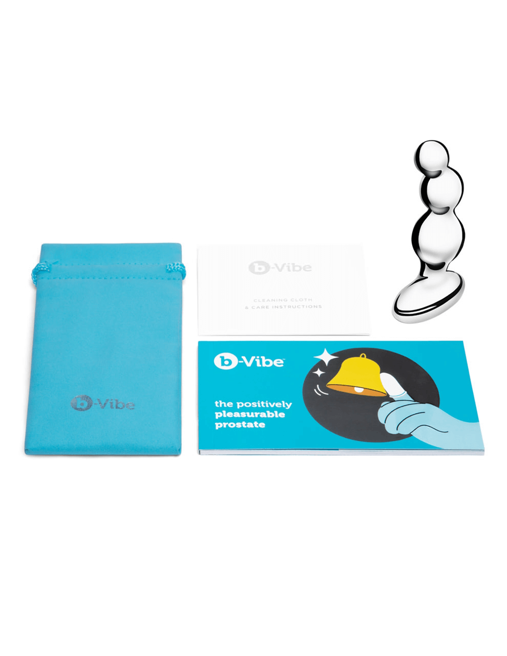 B-Vibe Stainless Steel Anal Beads - Kit