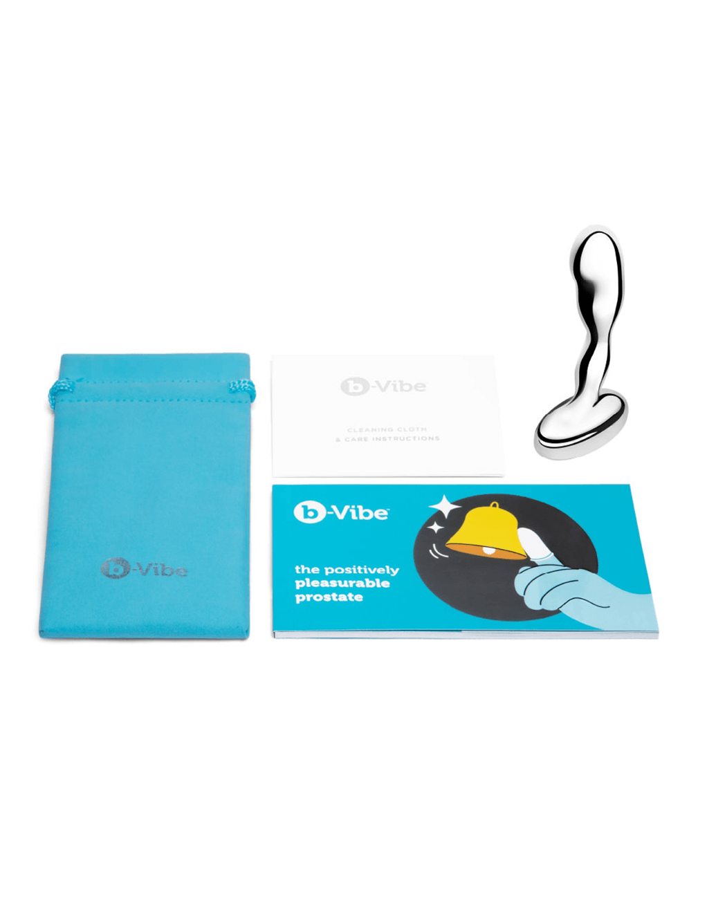 B-Vibe Stainless Steel Prostate Plug Kit