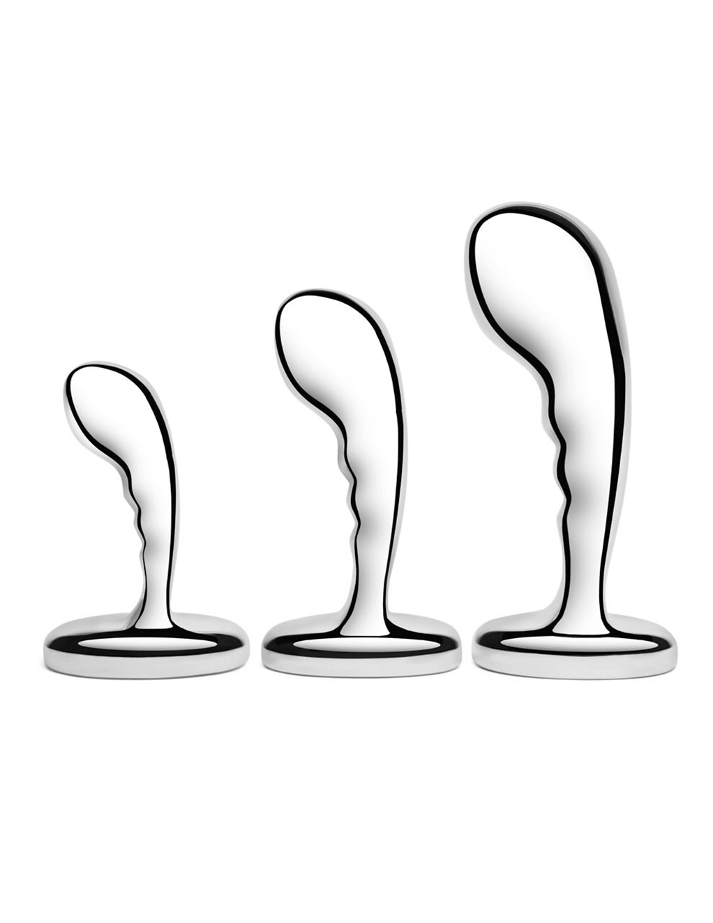 B-Vibe Stainless Steel P-Spot Training Set