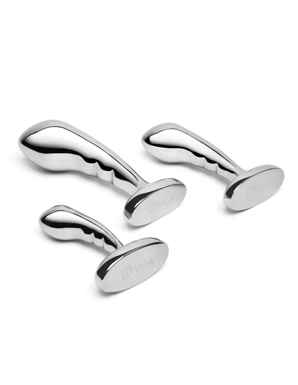B-Vibe Stainless Steel P-Spot Training Set