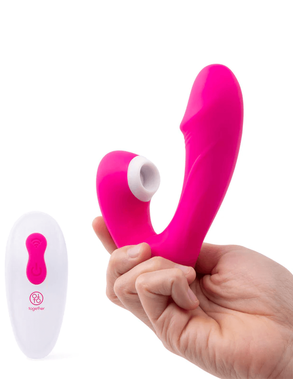 Together Internal Kisses Suction & G-Spot Vibrator
