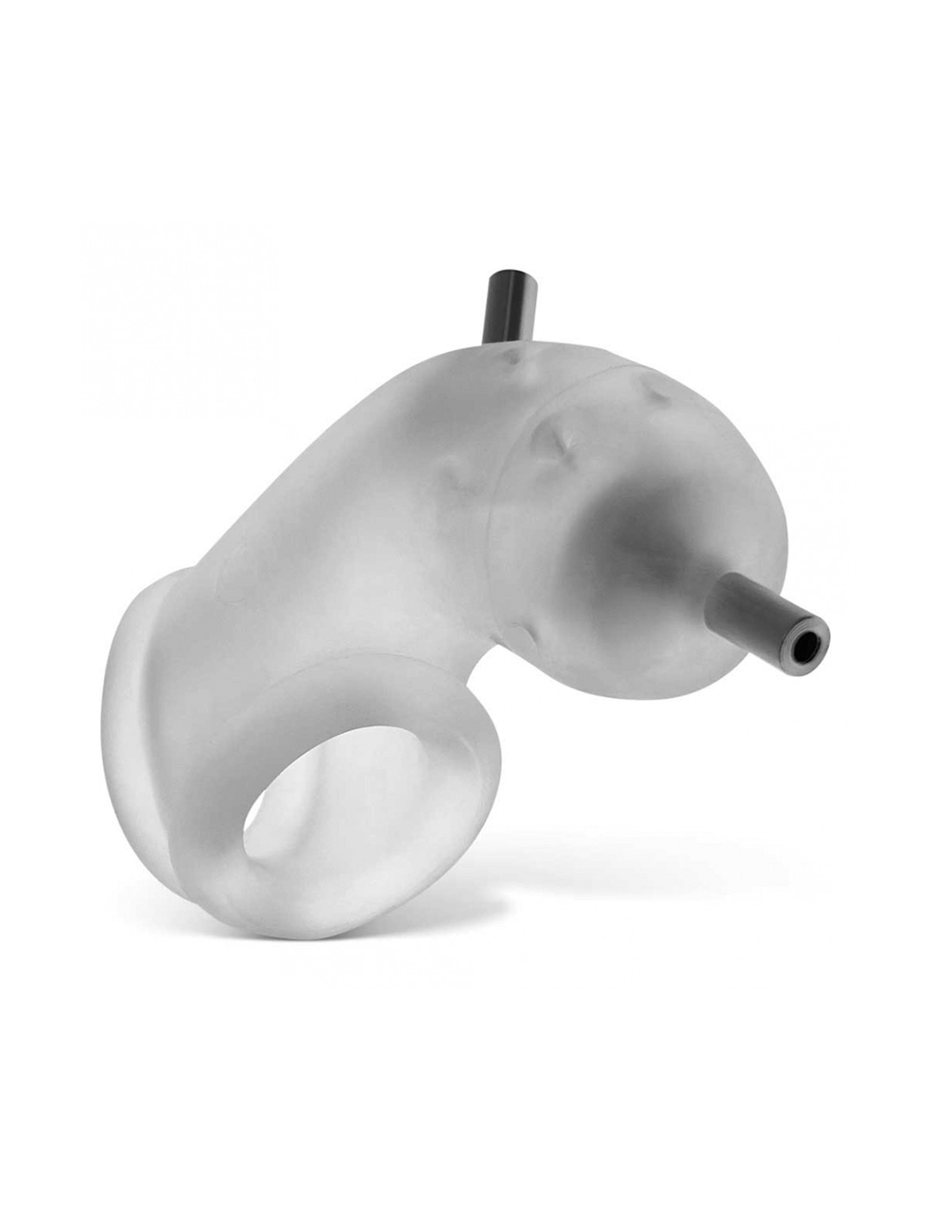 Airlock Electro Chastity - Clear Ice - Side