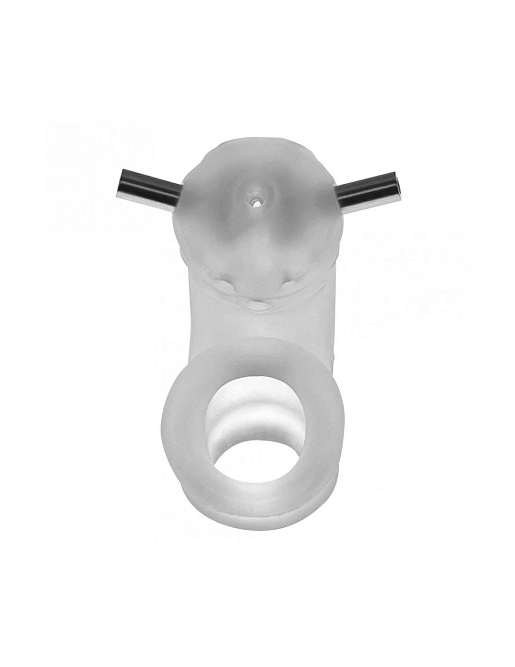 Airlock Electro Chastity - Clear Ice - Bottom