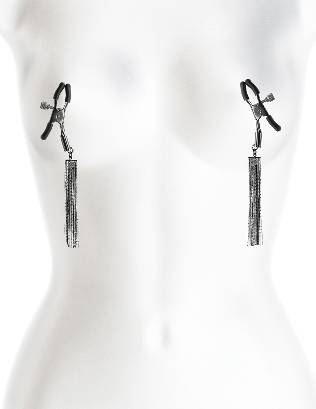 Adjustable Metal Tassle Clamps D2 - Gun Metal Clamps