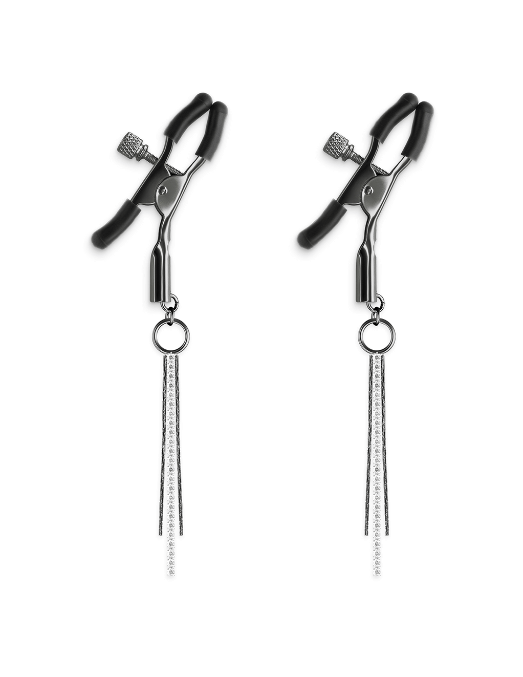 Bound Adjustable Metal 3 Tassle Clamps D3