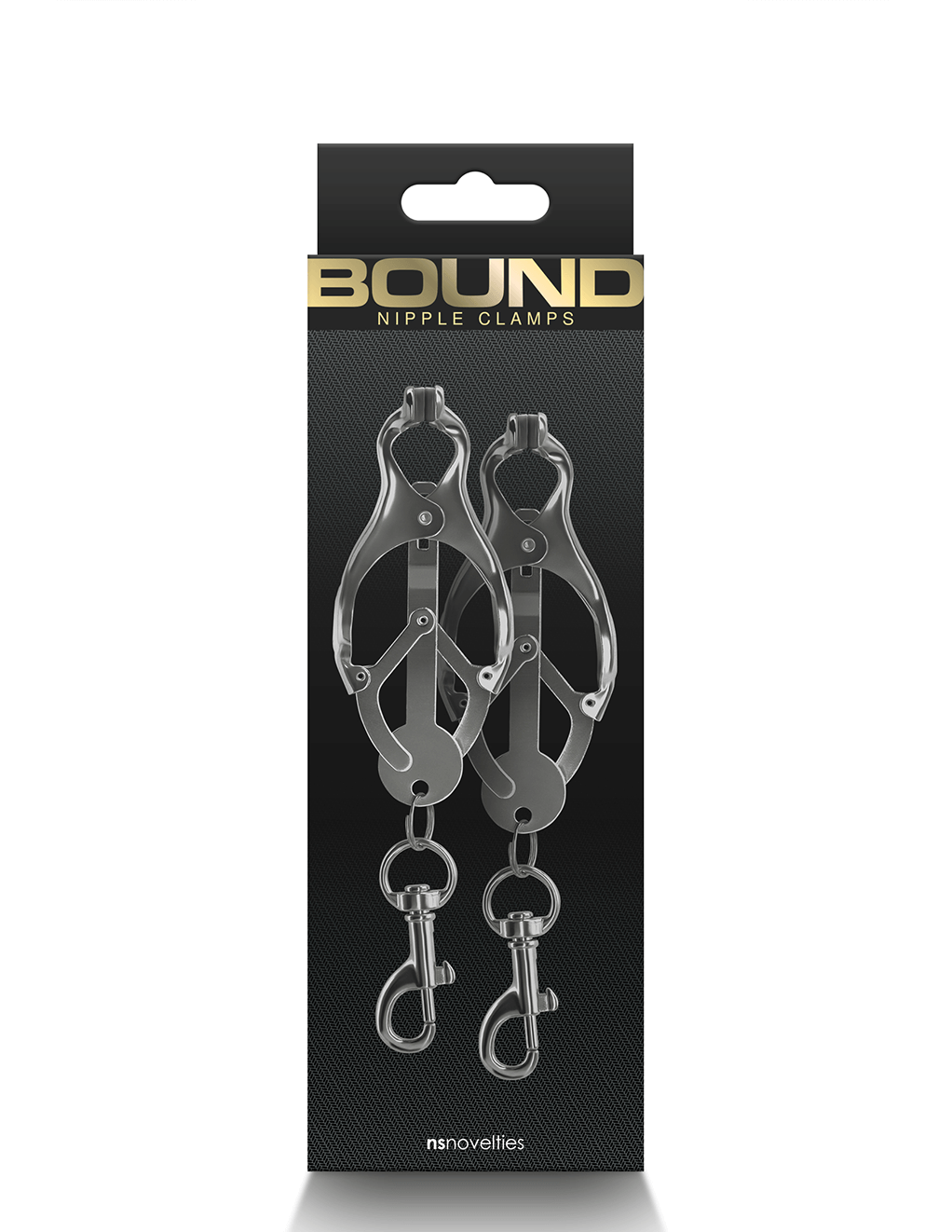 Butterfly Clamps w/ Clip C3 - Gun Metal Package