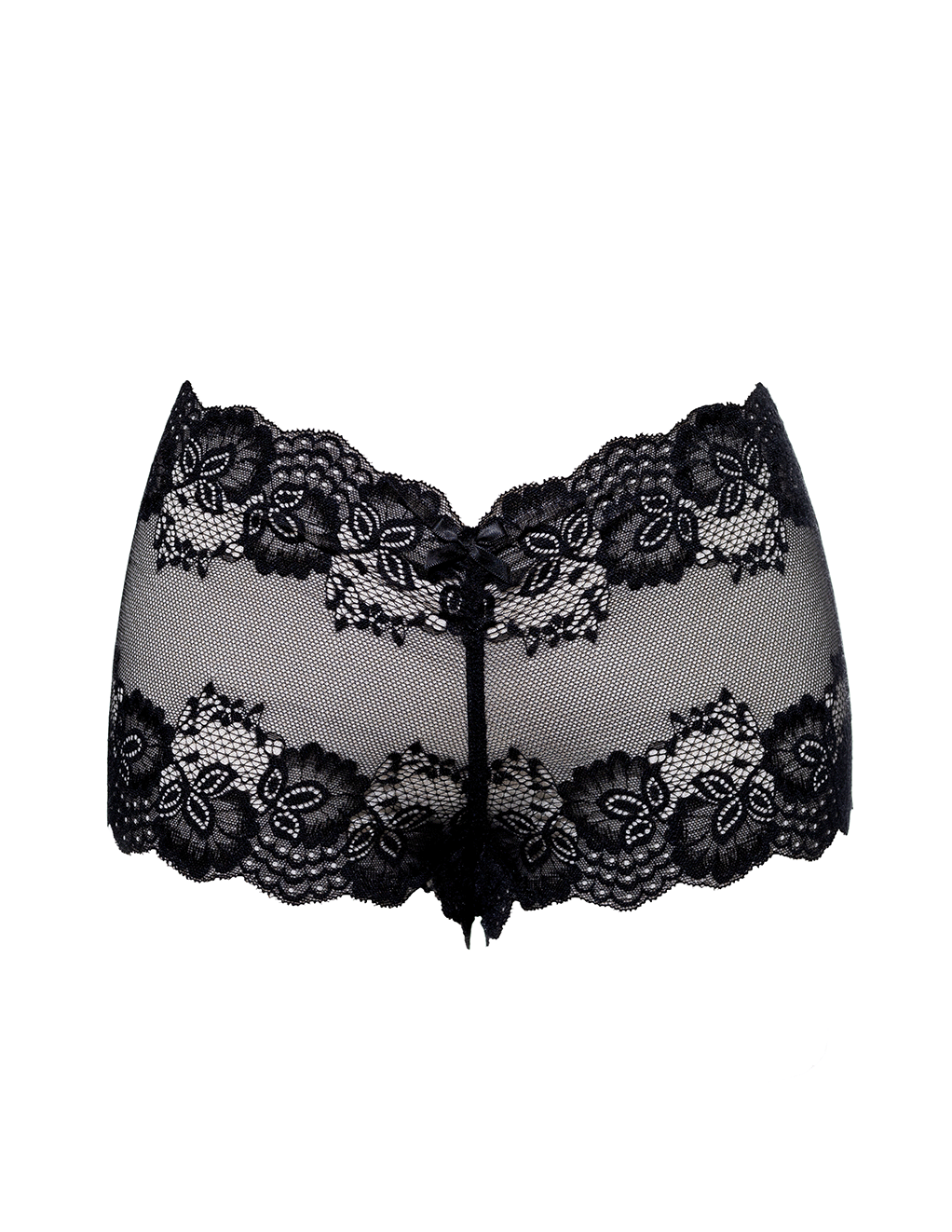 Adore Rouched Back Lace Boyshort