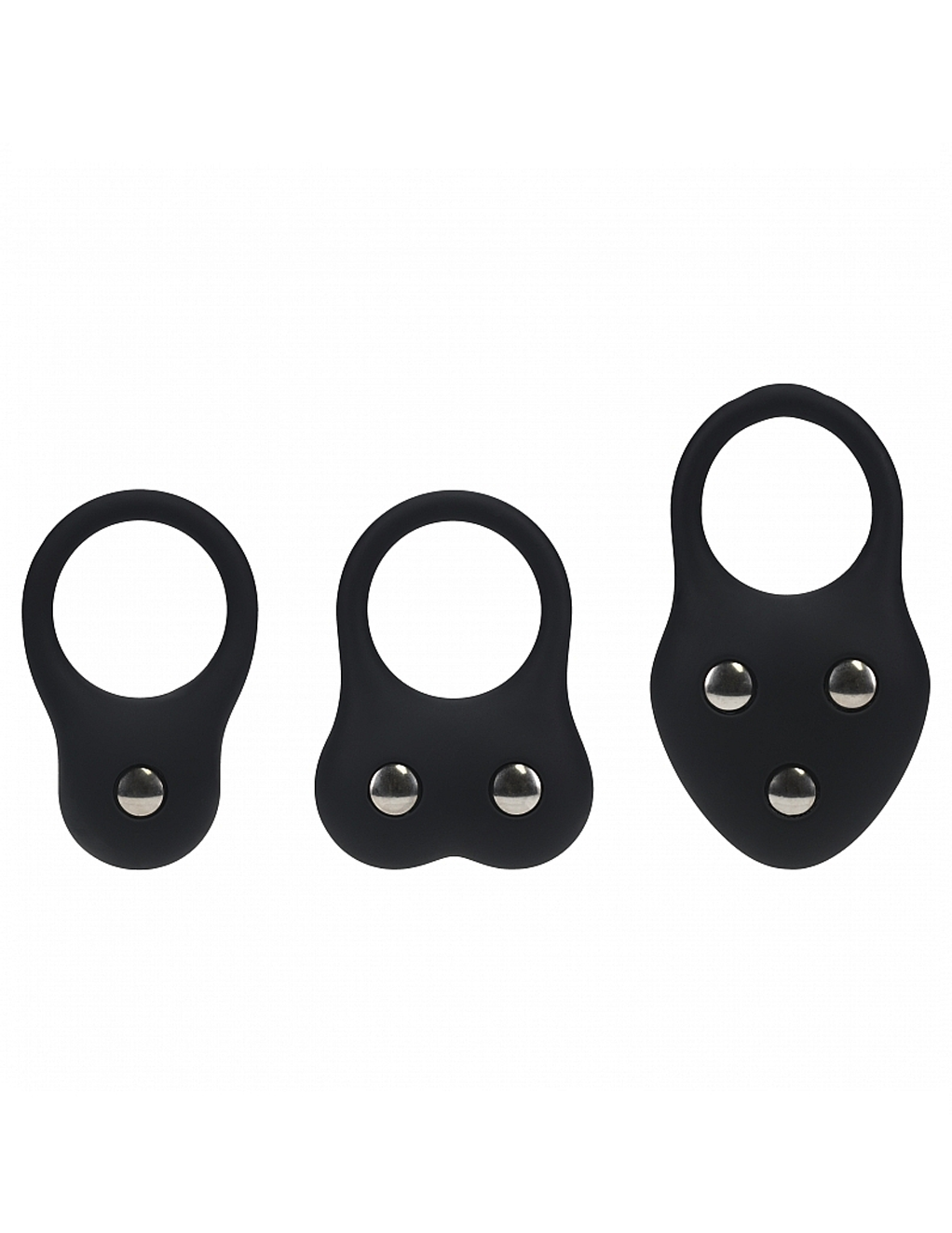 LEVELZ Silicone Training Cock Ring 3pk S M L