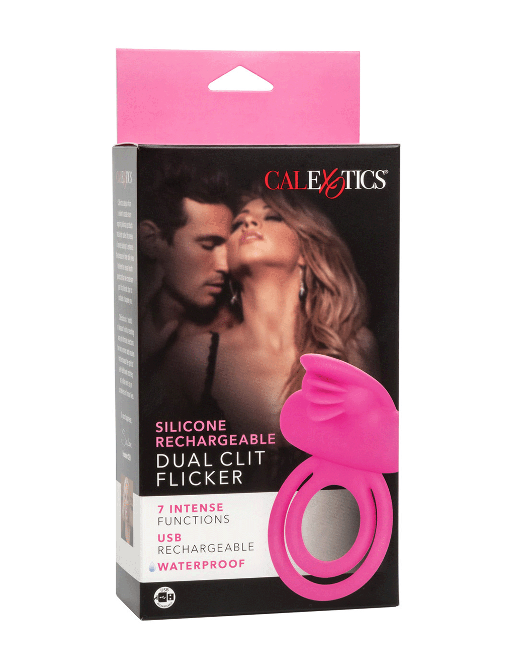 Silicone Rechargeable Dual Clit Flicker