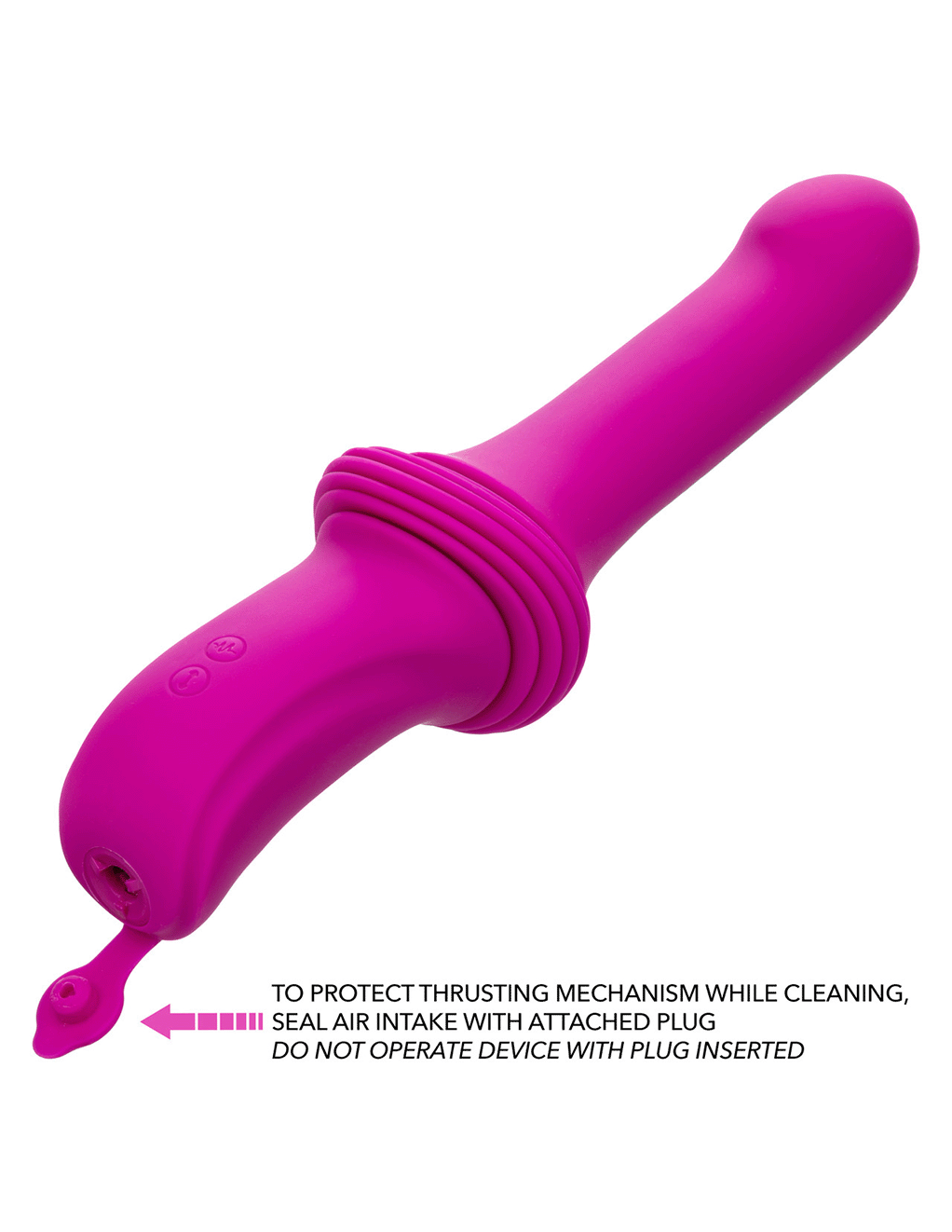 Overdrive Smooth Thruster Thrusting Silicone Dildo