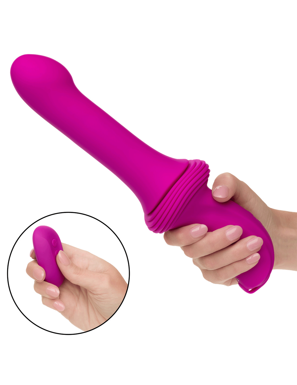 Overdrive Smooth Thruster Thrusting Silicone Dildo