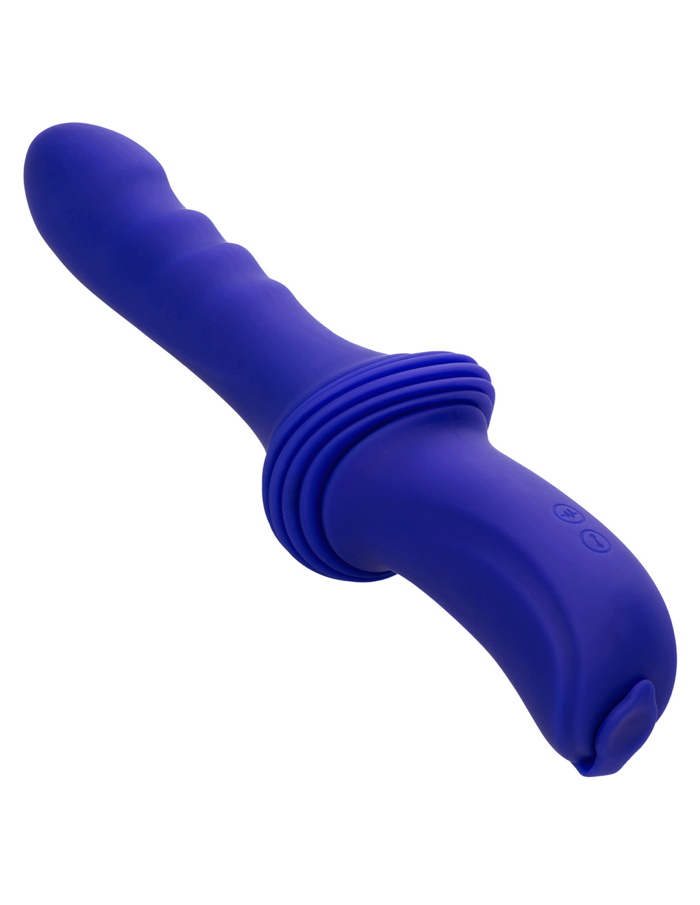 Overdrive Ridged Thruster Thrusting Silicone Dildo