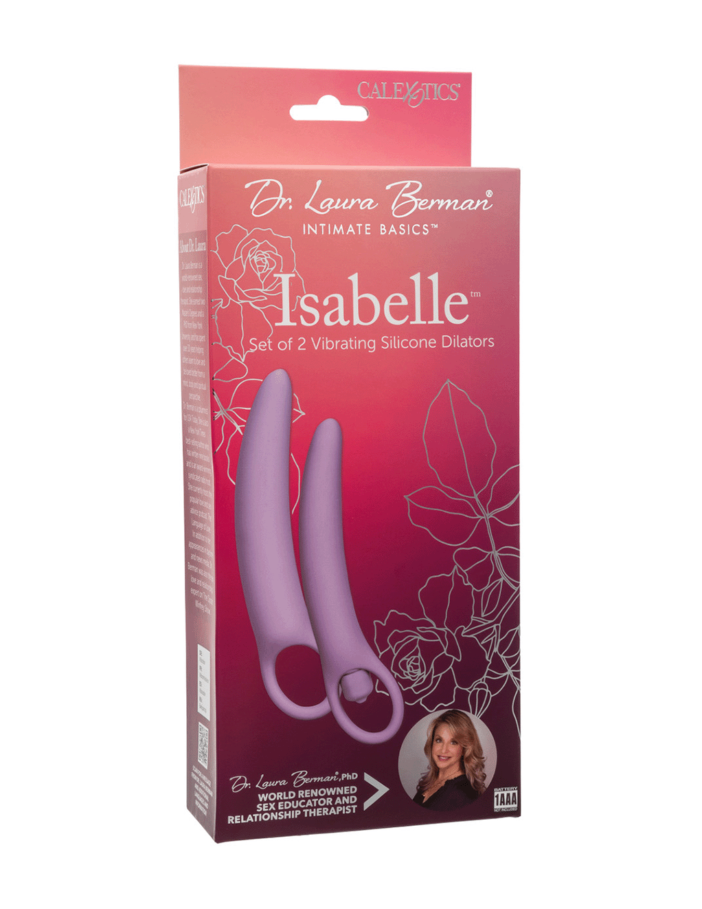 Dr. Laura Berman Isabelle 2pc Vibrating Silicone Dilators