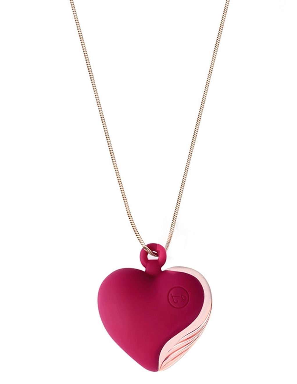 Tracy's Dog Beating Love Heart Vibrating Necklace
