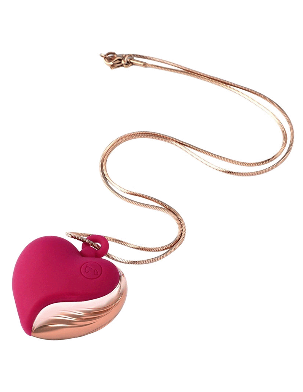 Tracy's Dog Beating Love Heart Vibrating Necklace