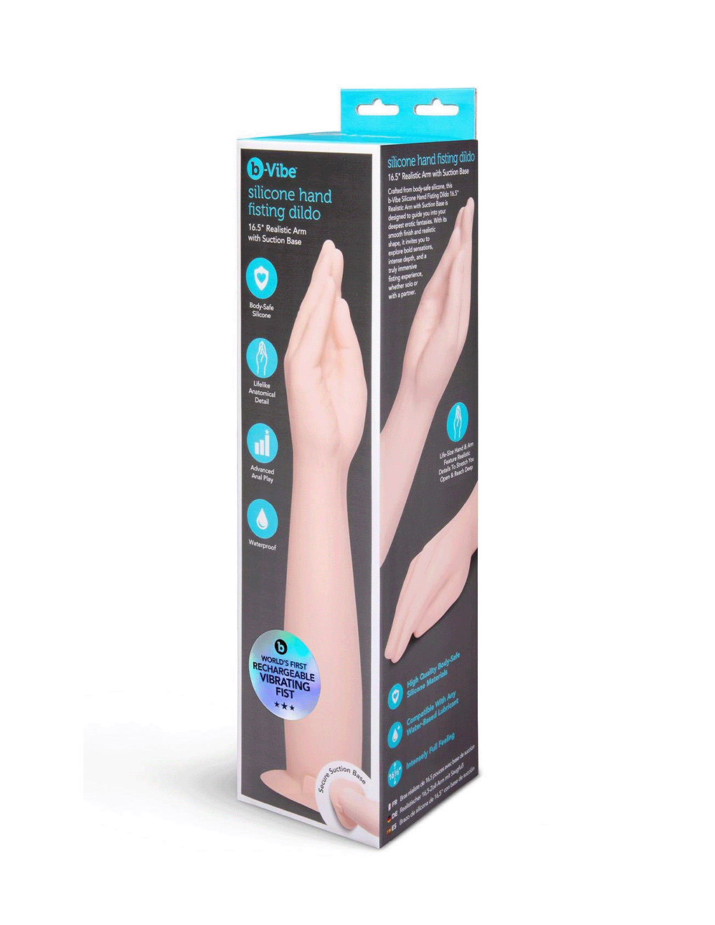 b-Vibe Silicone Hand Fisting Dildo 16.5in