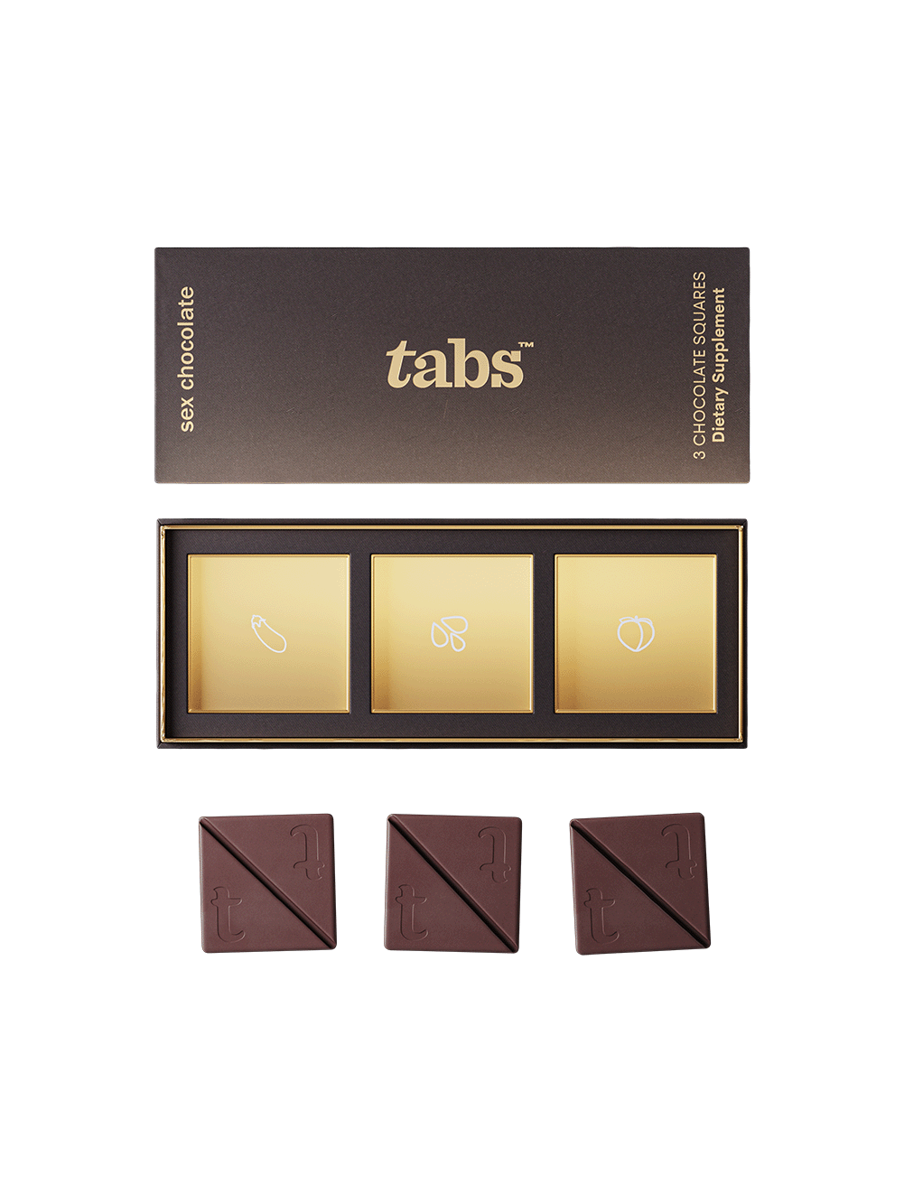 Tabs Aphrodisiac Dark Sex Chocolate
