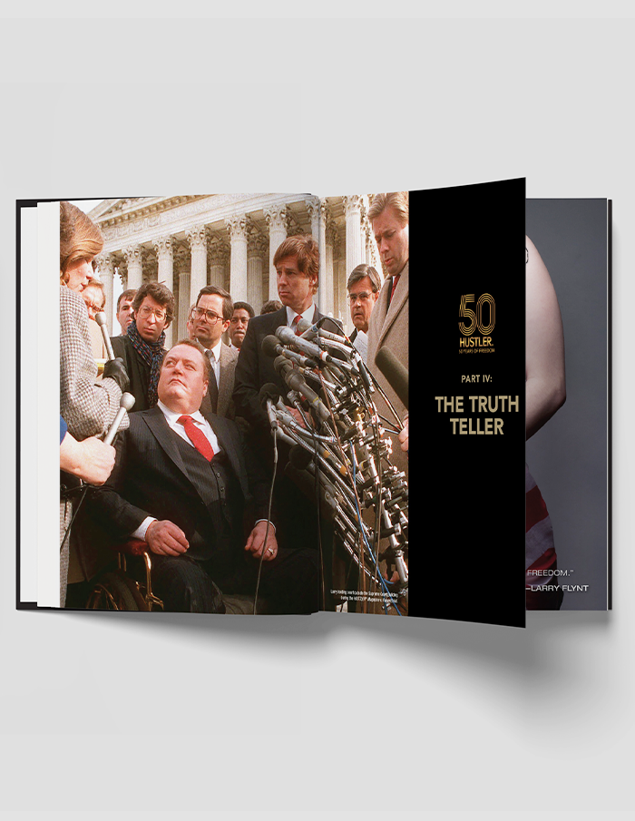 HUSTLER®50: 50 Years of Freedom - Hardcover Collectors Book