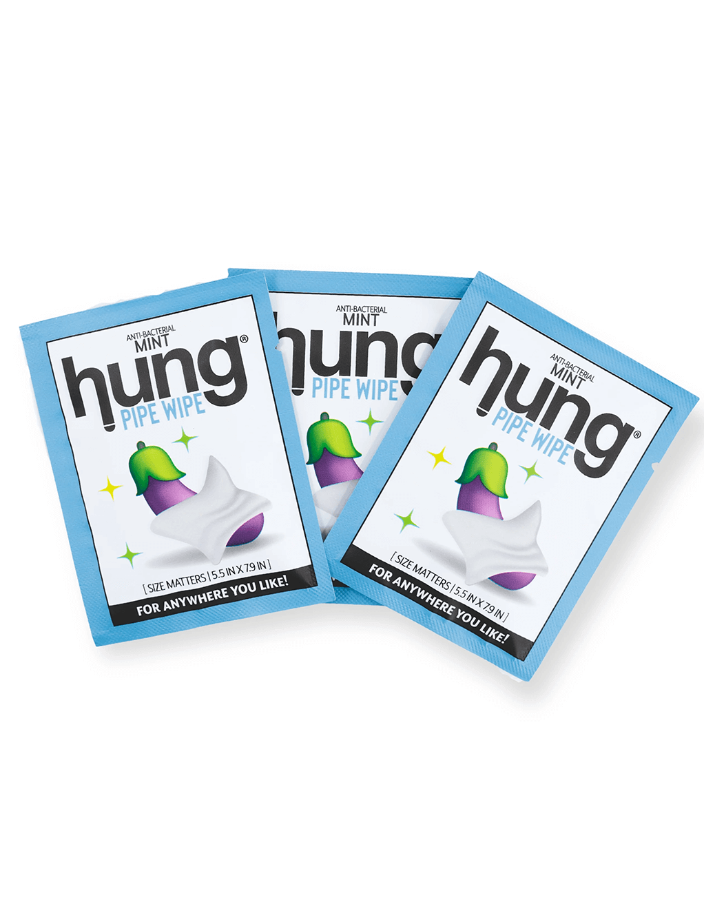 Hung Pipe Wipes Mens Personal Wipes 16ct