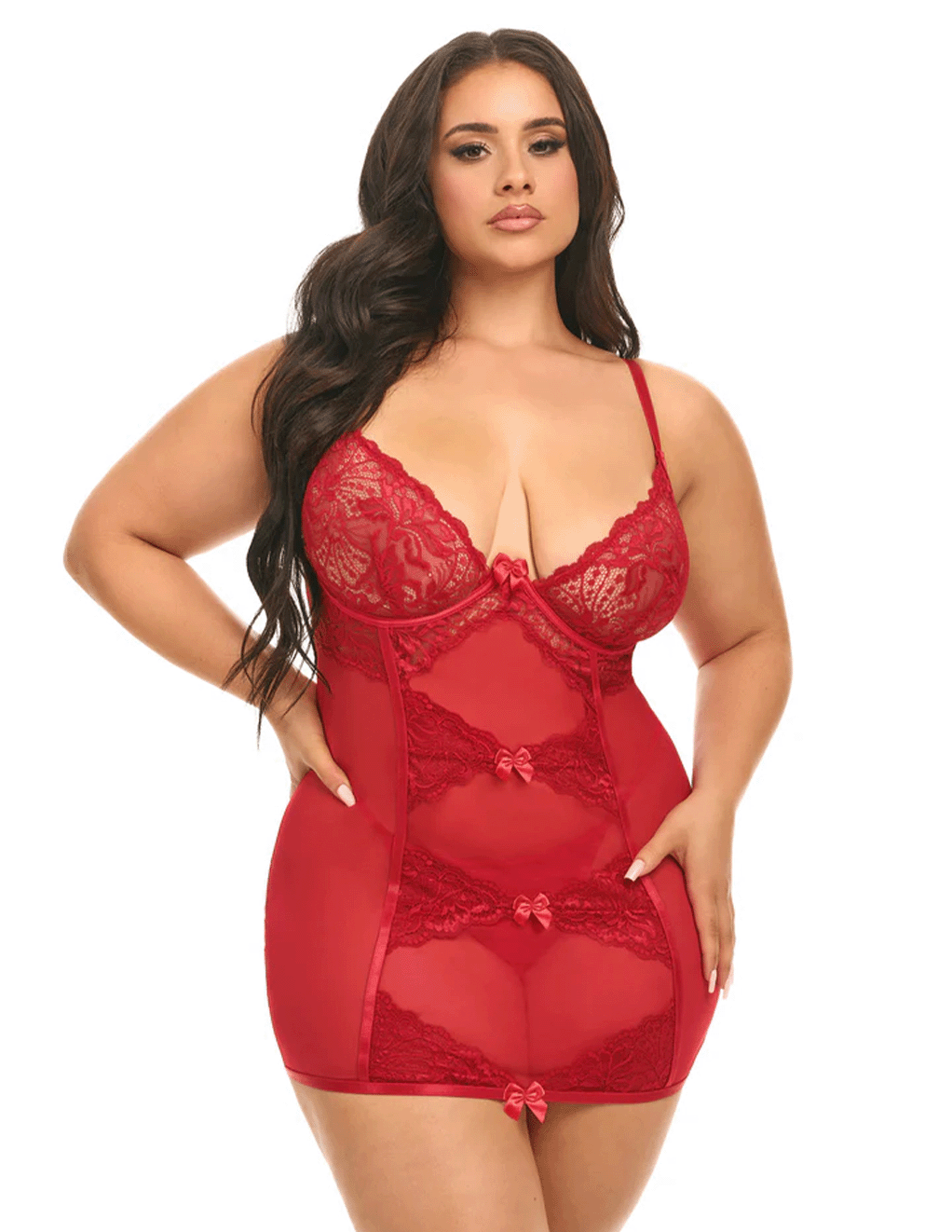 Milana Underwire Bow Front Chemise