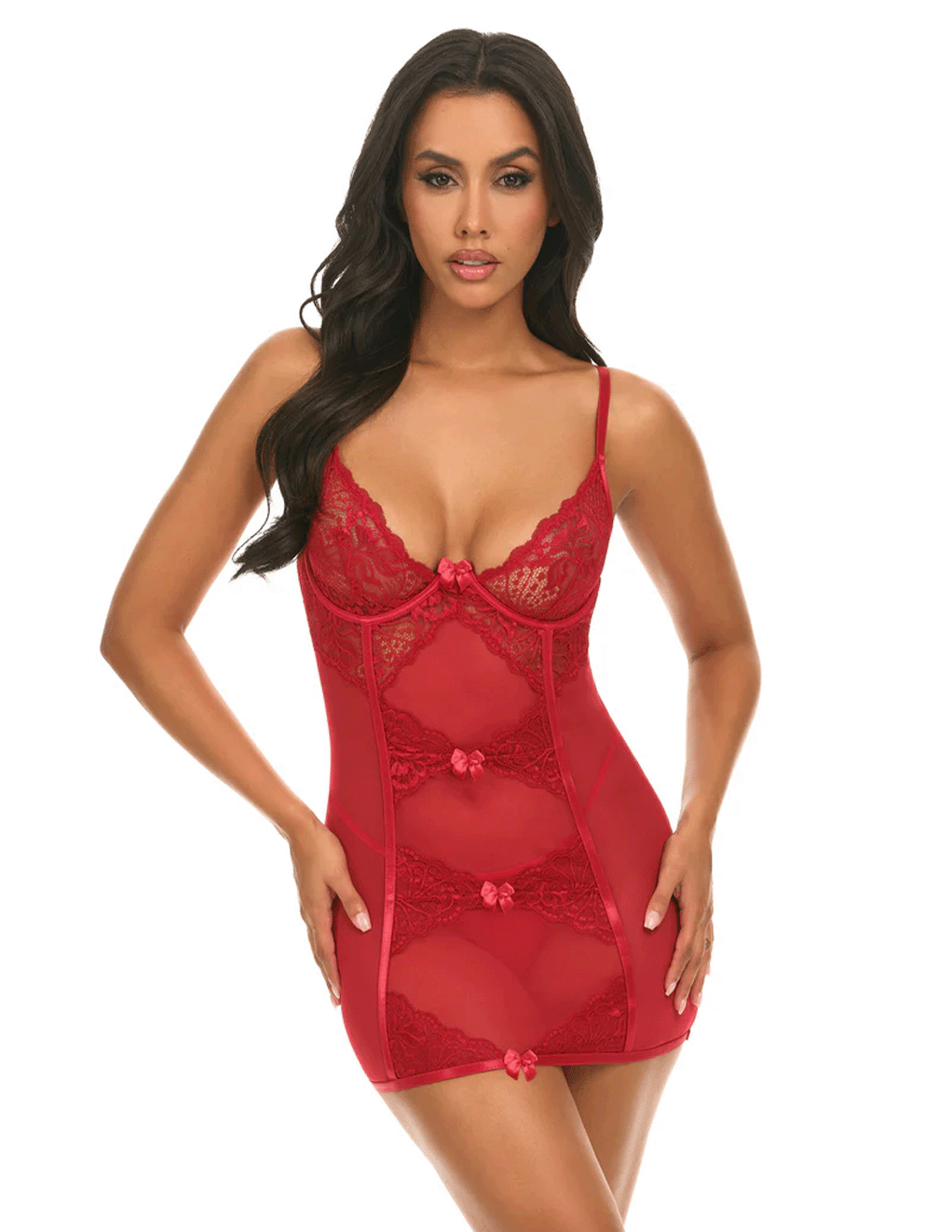 Milana Underwire Bow Front Chemise