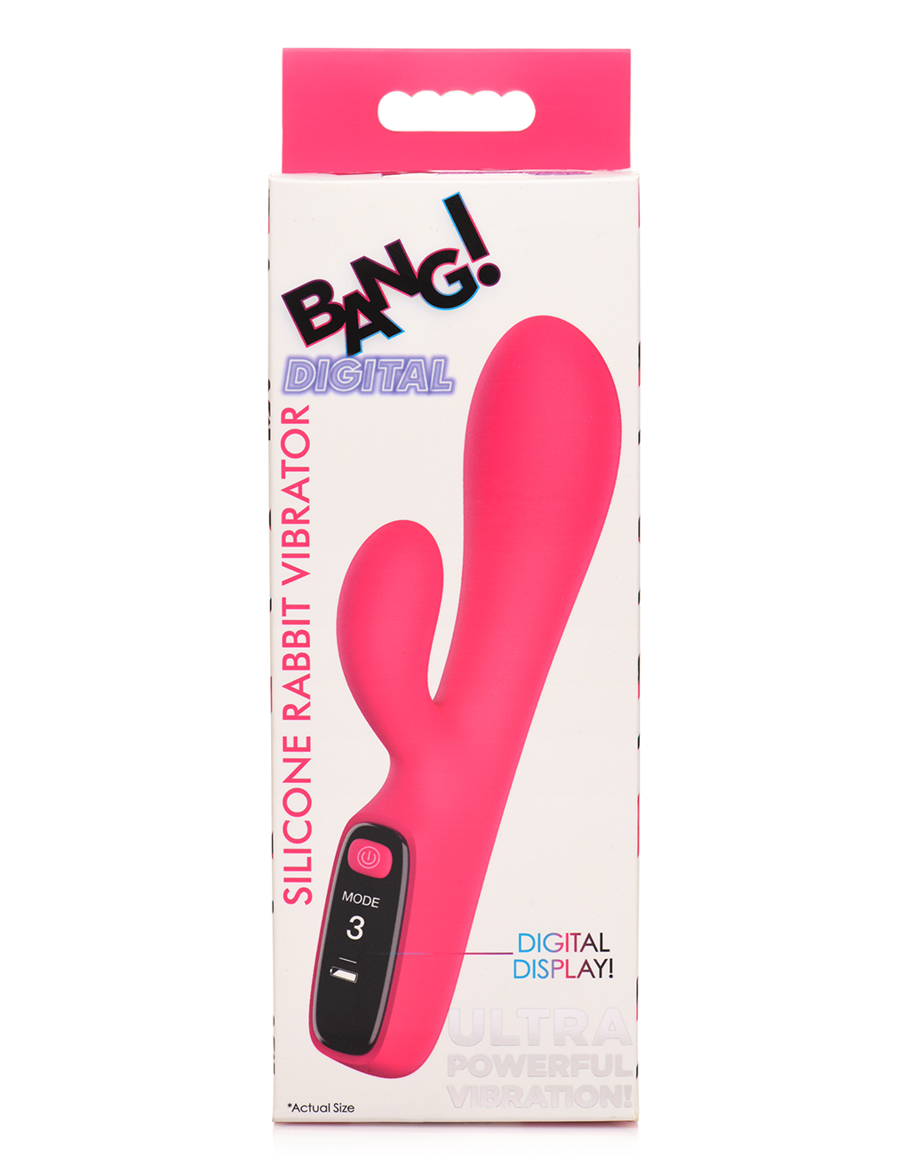 Bang! Digital Control Silicone Rabbit Vibrator