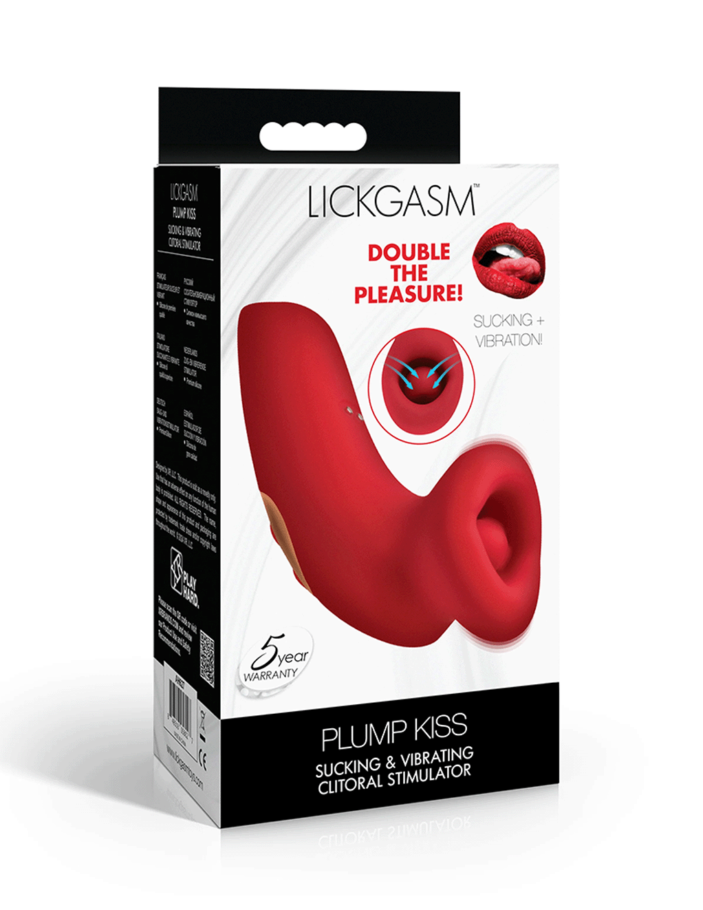 Plump Kiss Sucking & Vibrating Clitoral Stimulator