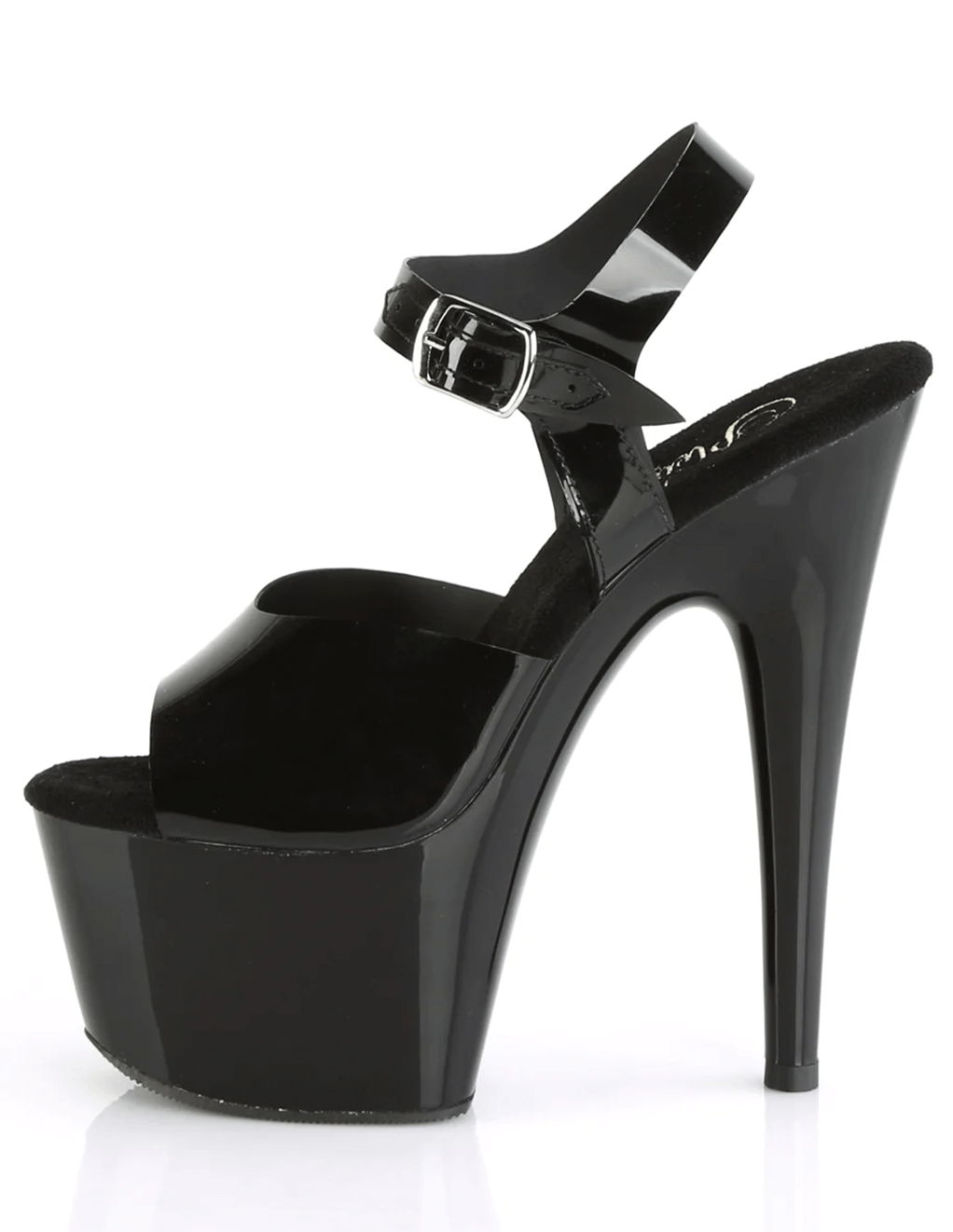 Pleaser Adore 708N - Black - Side