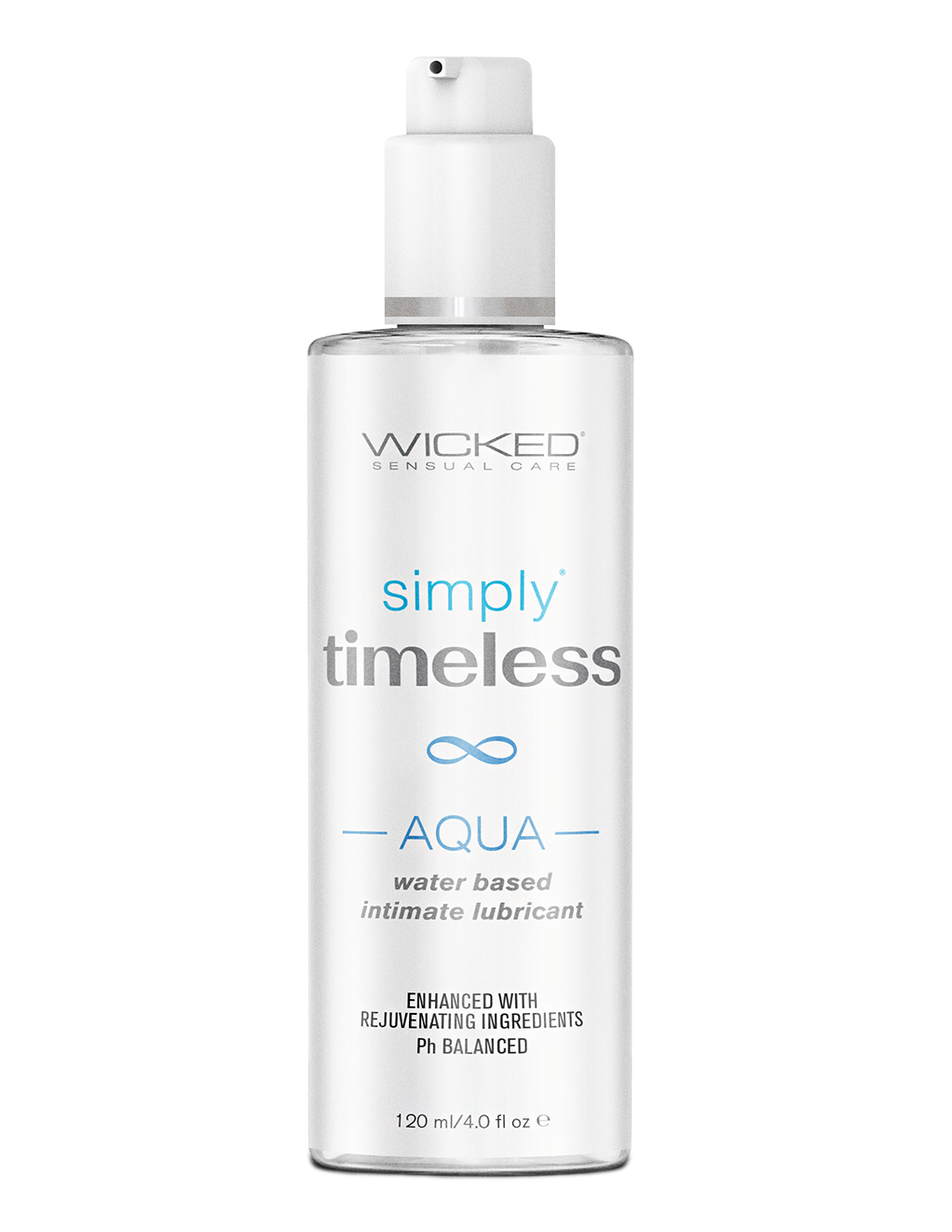 Wicked Simply Timeless Aqua Lubricant - 4oz - Main