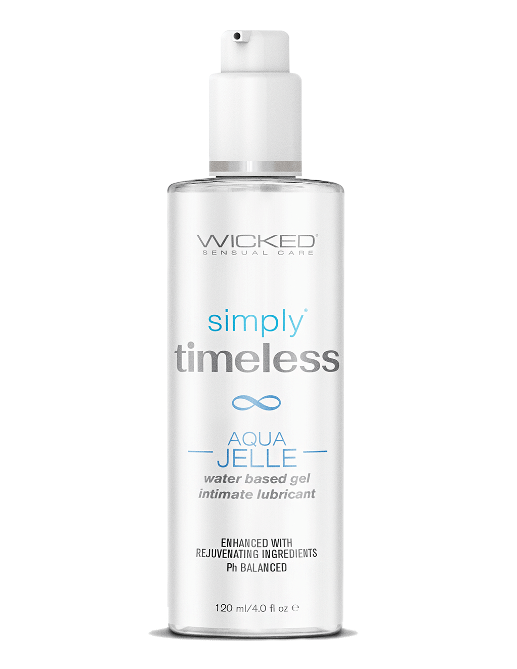 Wicked Simply Timeless Aqua Jelle Lubricant - 4oz - Main