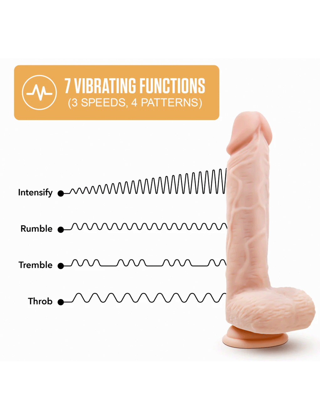 Dr. Ethan 8.5in Silicone Gyrating Dildo