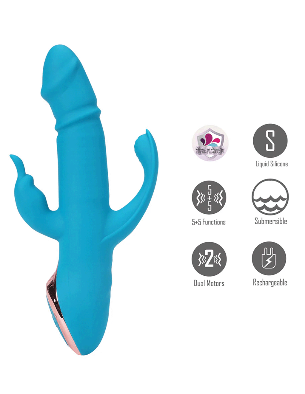 Maia Kennedi Triple Action Dual Motor Rabbit Vibrator