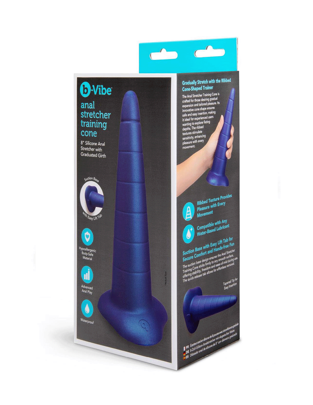 b-Vibe Anal Stretcher Training Cone 8in