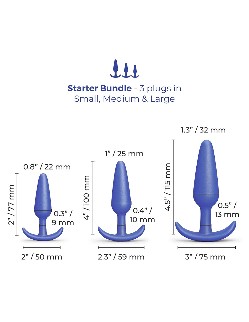 b-Vibe 3pc Beginner Booty Bundle