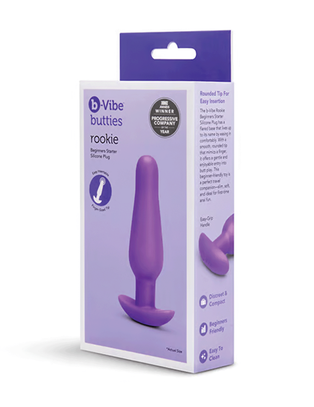 b-Vibe Rookie Beginner's Starter Silicone Plug