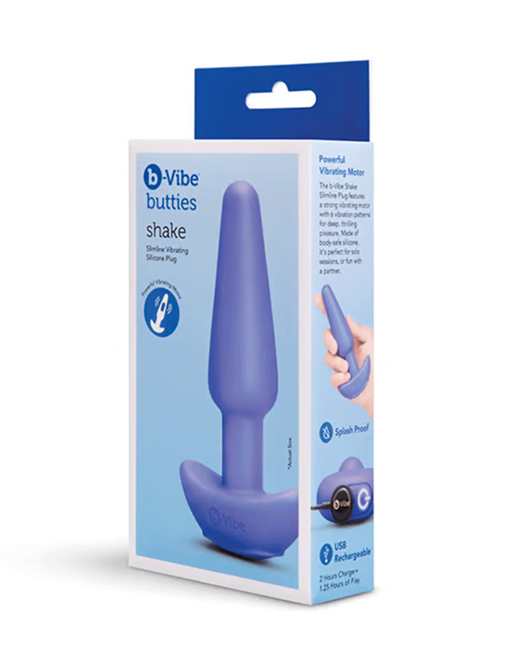 b-Vibe Shake Vibrating Silicone Plug