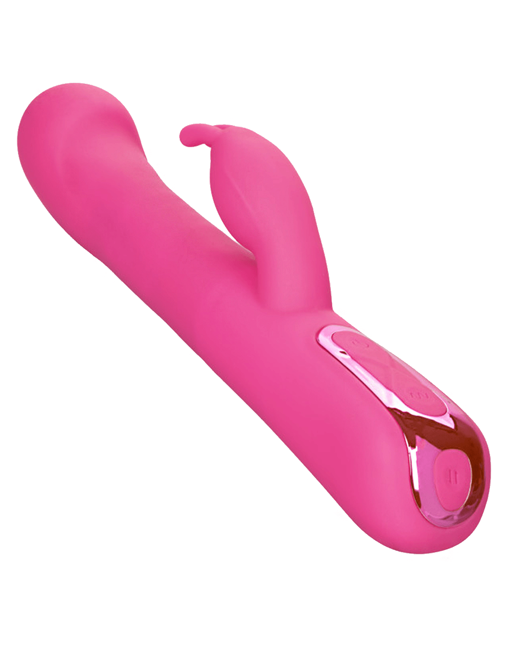 Jack Rabbit Elite Beaded G Rabbit Vibrator - Pink - Base