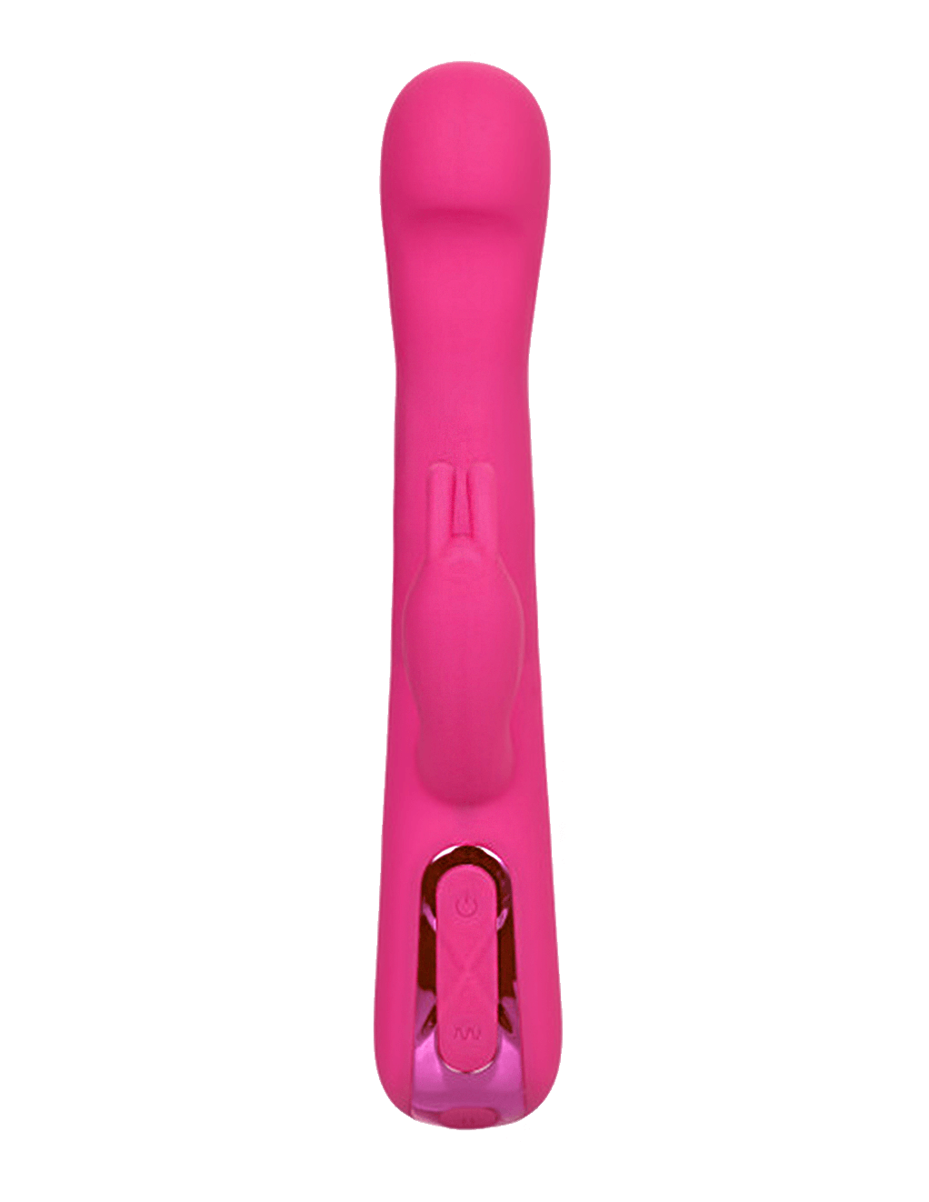 Jack Rabbit Elite Beaded G Rabbit Vibrator - Pink - Front