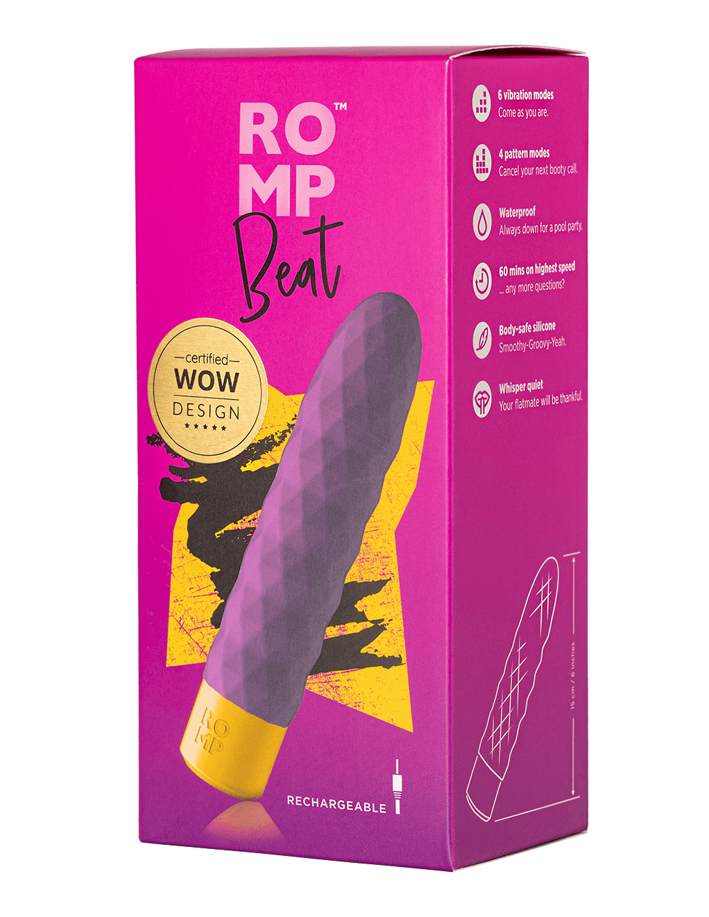 Romp Beat Vibrator - Box