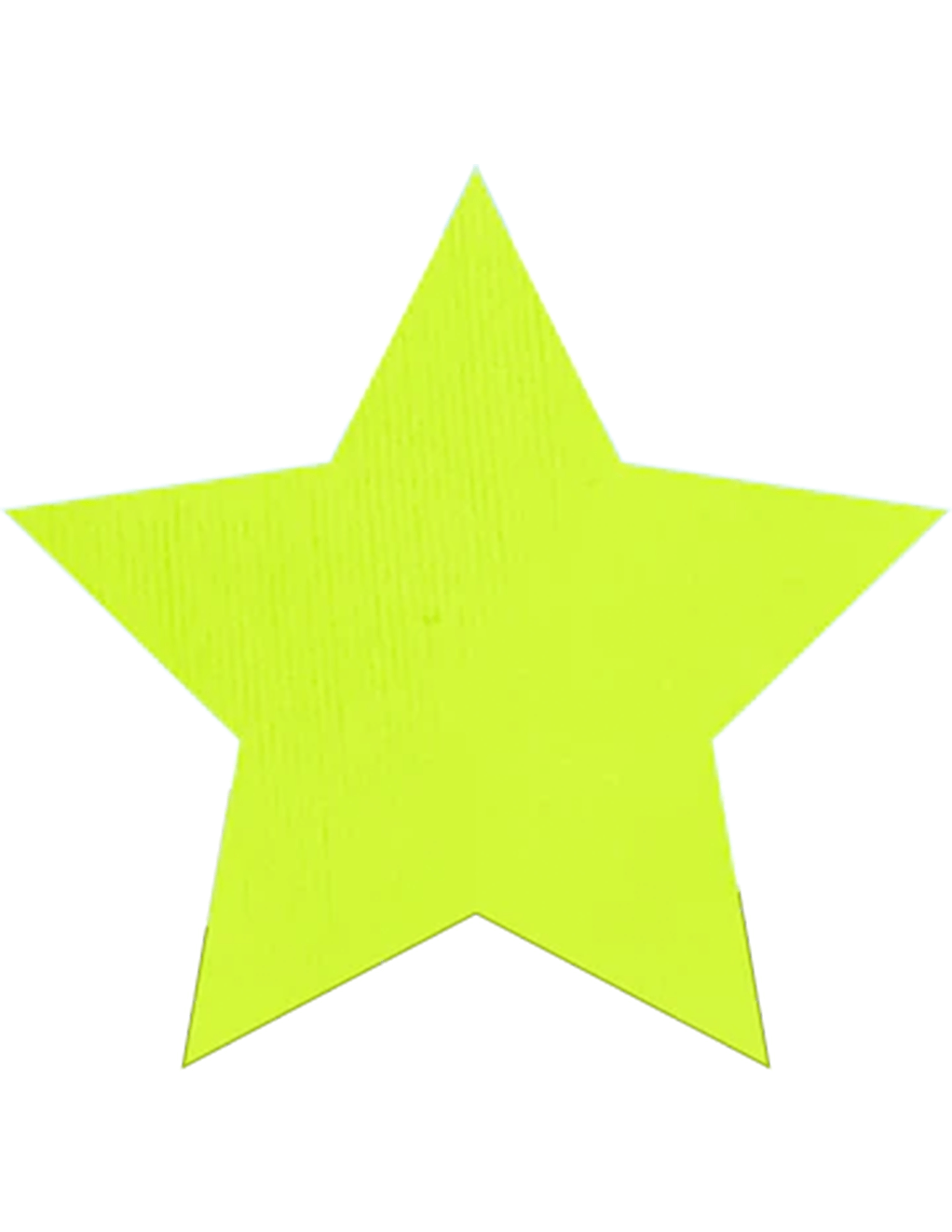 Candyland Crystal Teardrop Tri Top - Neon Yellow - Color Swatch