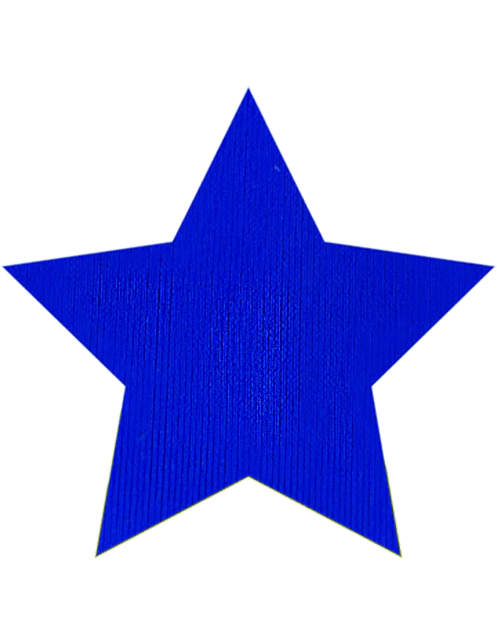 Candyland Crystal Teardrop Tri Top - Royal Blue - Color Swatch