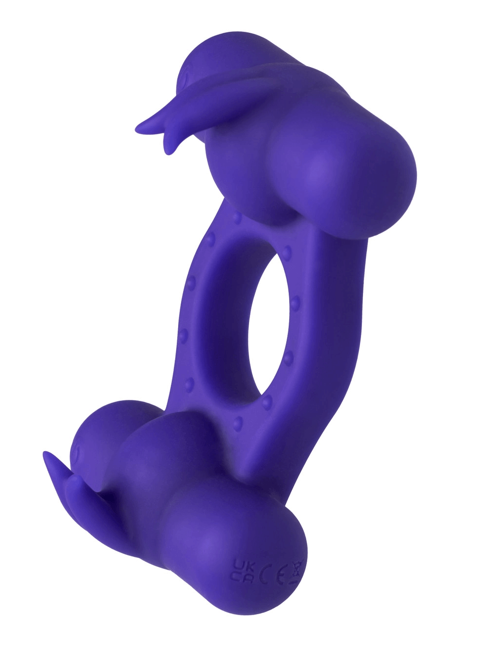 Silicone Rechargeable Triple Orgasm Enhancer - Purple - Main