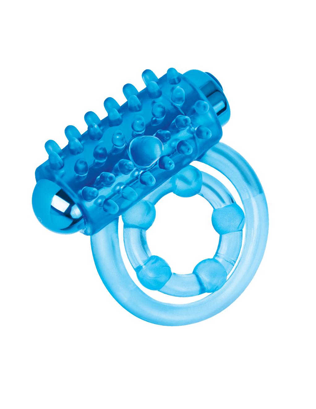 Bodywand Rechargeable Classic Duo Ring - Blue - Alt